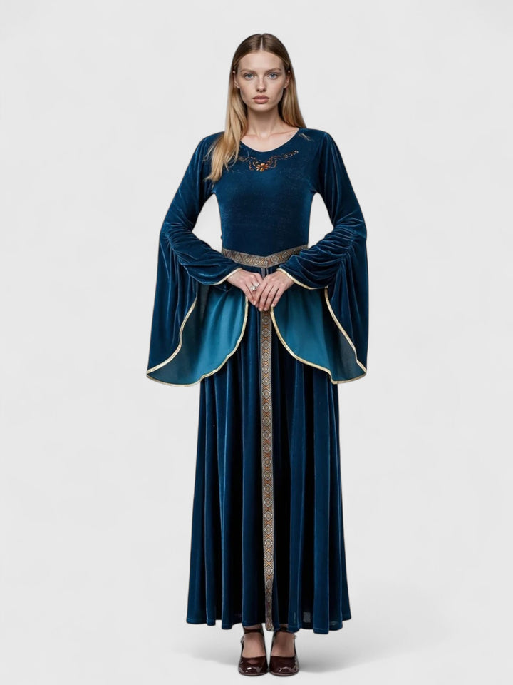 Renaissance Bell-Sleeve Dress