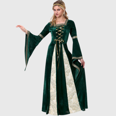 Velvet Long Sleeve Gown