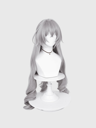 Gray Heat-Resistant Synthetic Wig