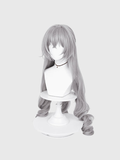 Gray Heat-Resistant Synthetic Wig