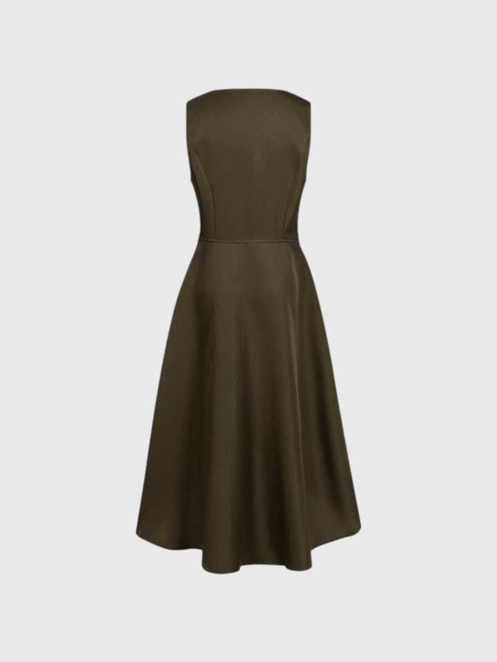 Renaissance Sleeveless Lace-Up Overdress