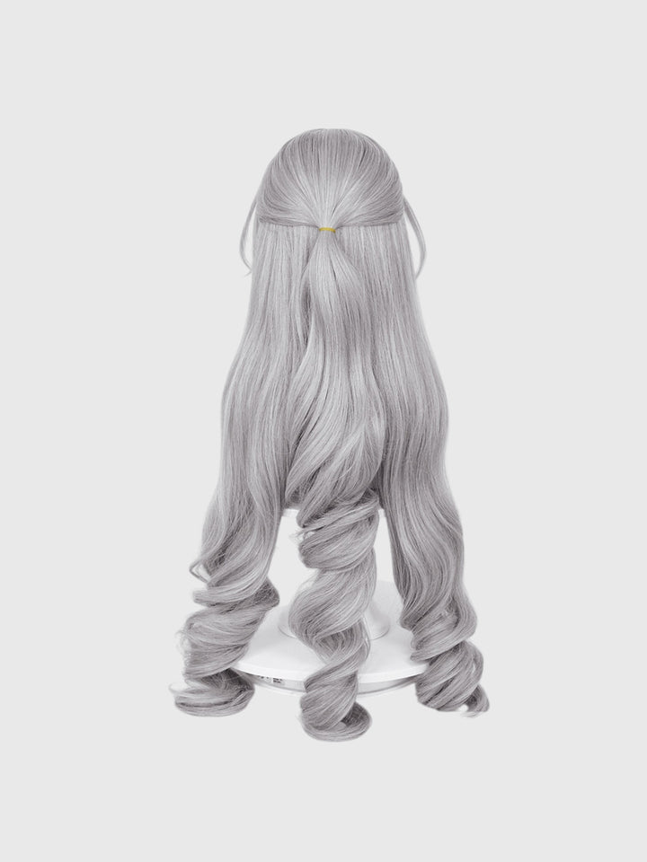 Gray Heat-Resistant Synthetic Wig