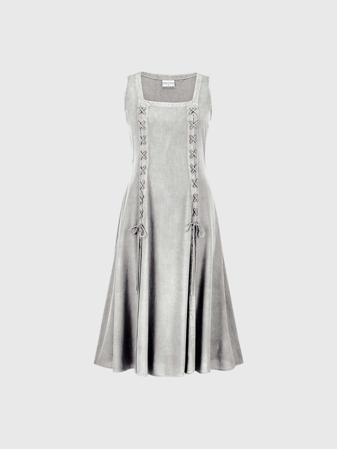 Medieval Renaissance Lace-Up Sleeveless Overdress