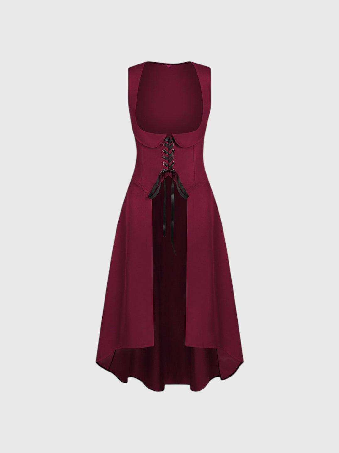 Renaissance Sleeveless Lace-Up Overdress