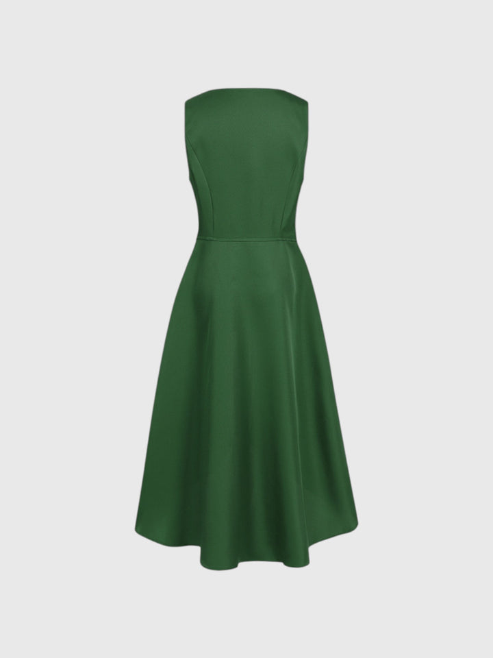 Renaissance Sleeveless Lace-Up Overdress