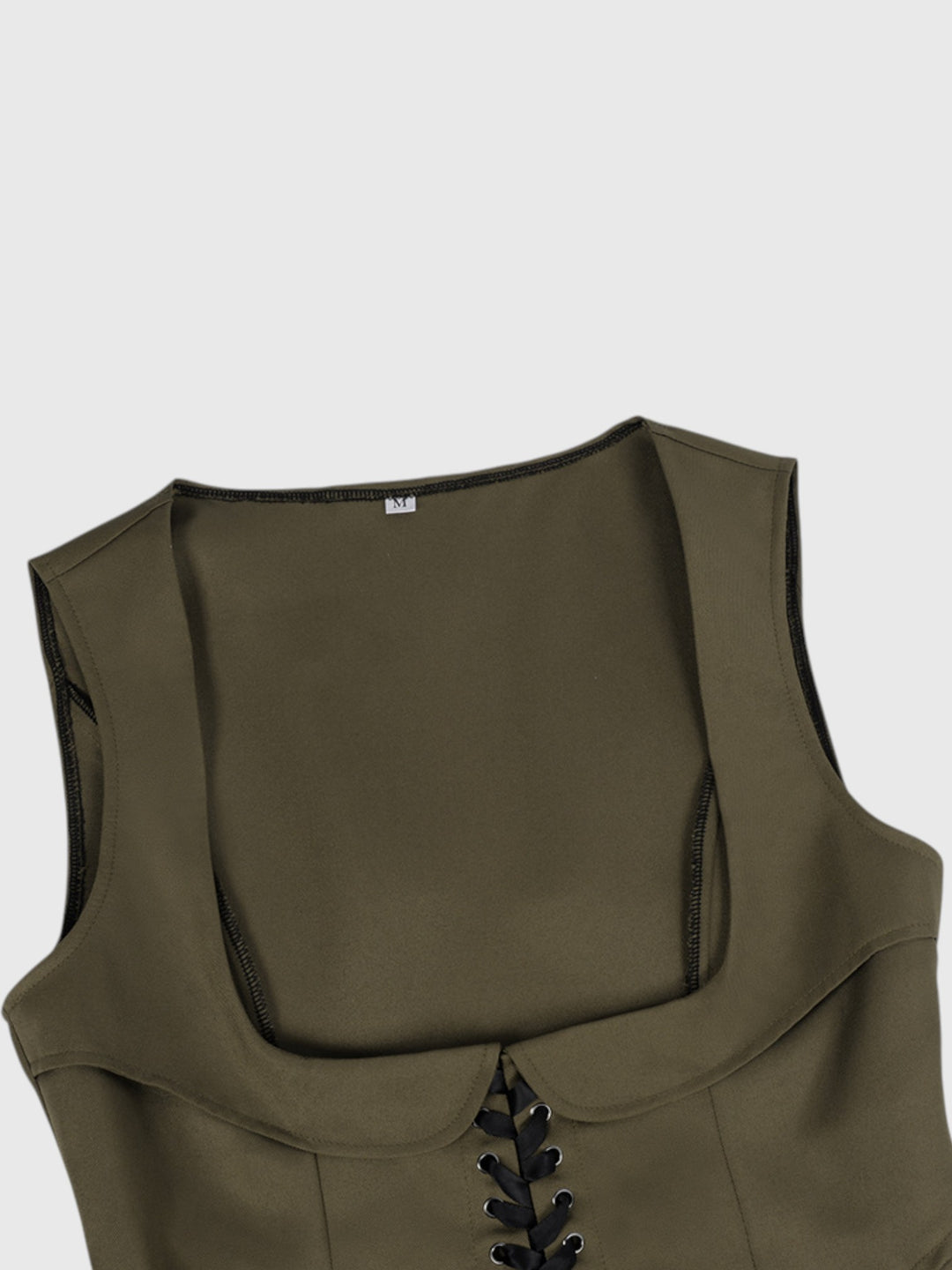 Renaissance Sleeveless Lace-Up Overdress