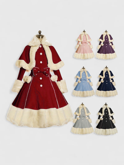 Winter Lolita Princess Coat Dress