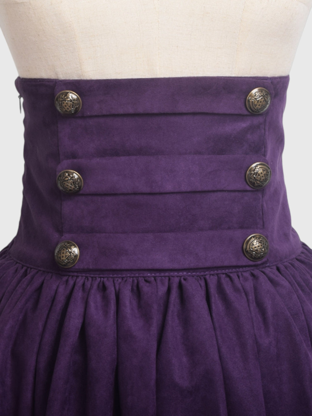 High Waist Faux Suede Maxi Skirt