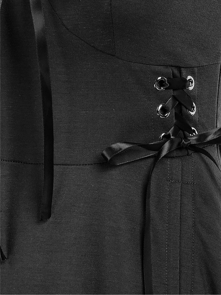 Sleeveless Renaissance Lace-Up Overdress