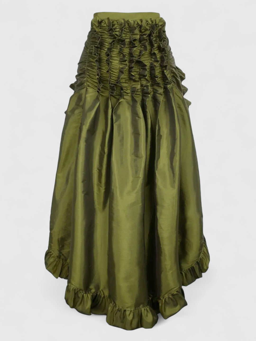 Gothic Ruffled Maxi Skirt