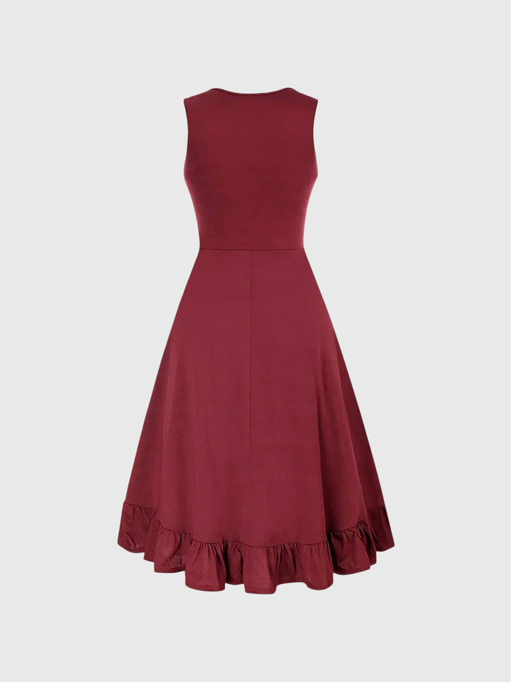 Sleeveless Renaissance Lace-Up Overdress