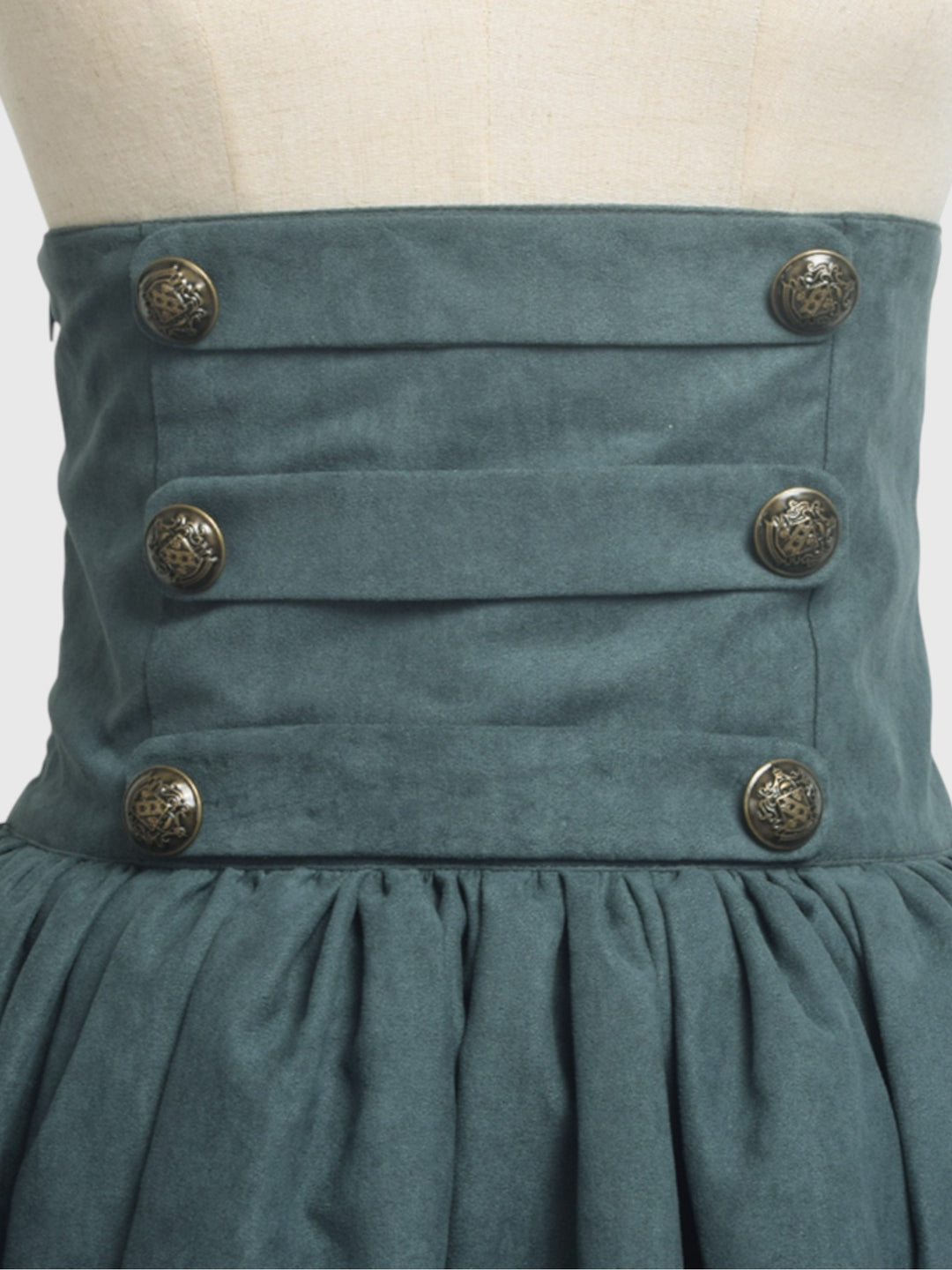 High Waist Faux Suede Maxi Skirt