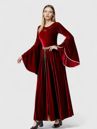 Renaissance Bell-Sleeve Dress