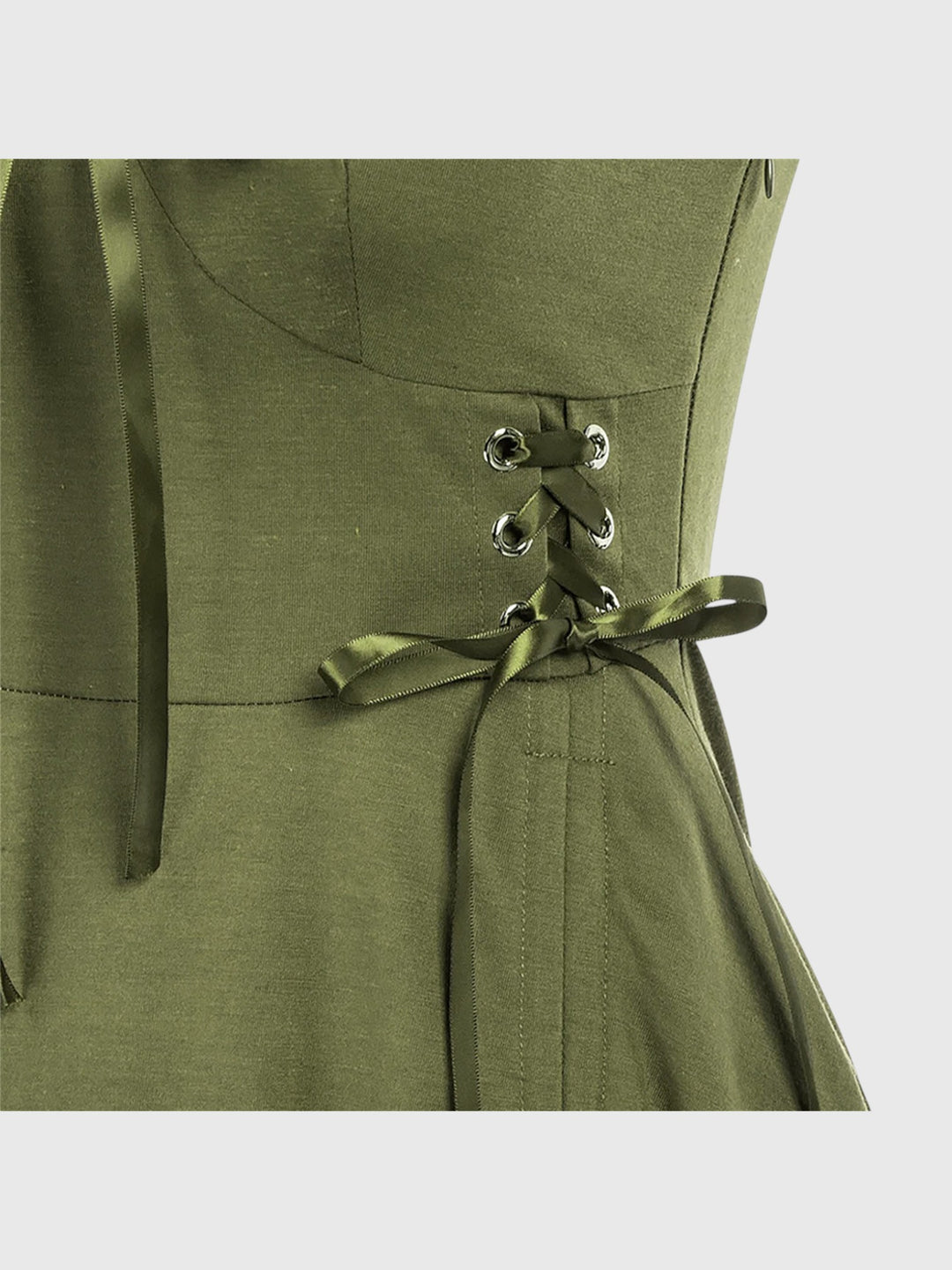 Sleeveless Renaissance Lace-Up Overdress