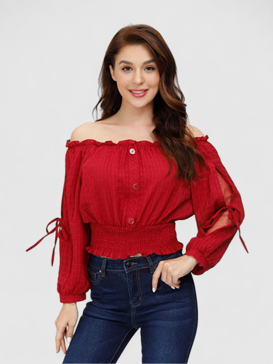 Off-the-Shoulder Blouse
