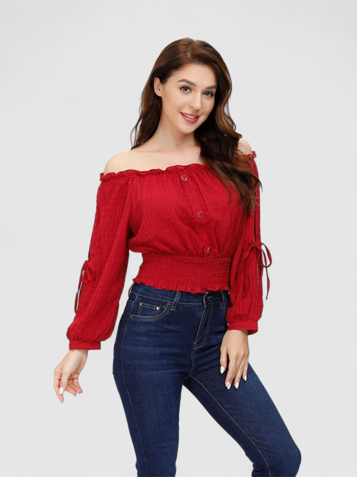 Off-the-Shoulder Blouse