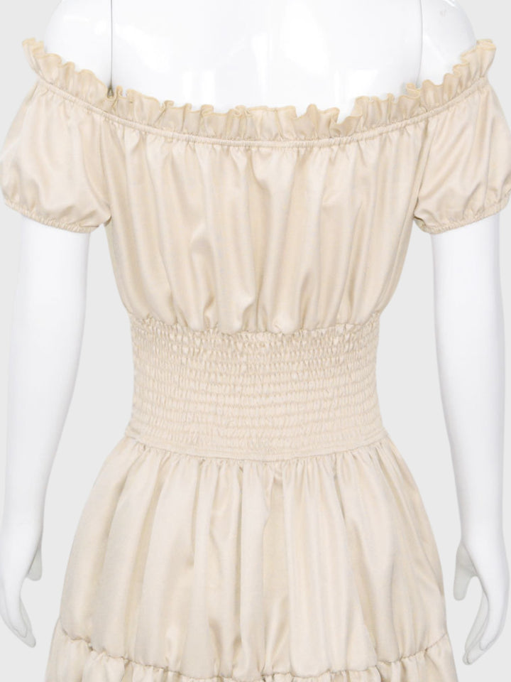 Renaissance Off-Shoulder Maxi Dress