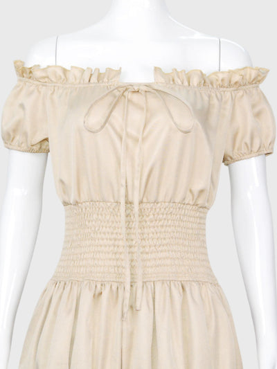 Renaissance Off-Shoulder Maxi Dress