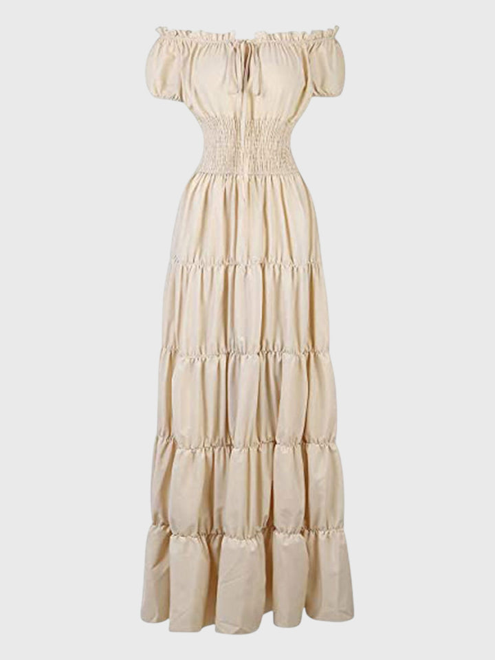 Renaissance Off-Shoulder Maxi Dress