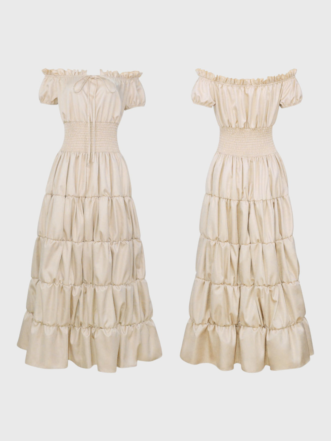 Renaissance Off-Shoulder Maxi Dress