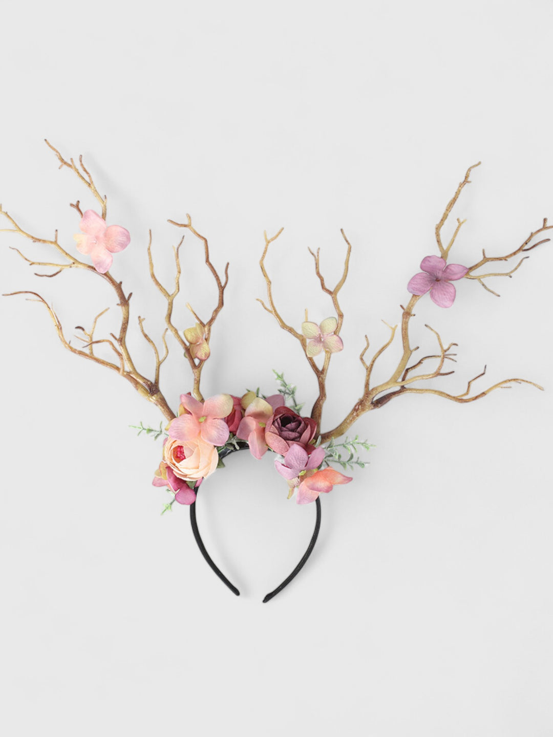 Floral Antler Headband
