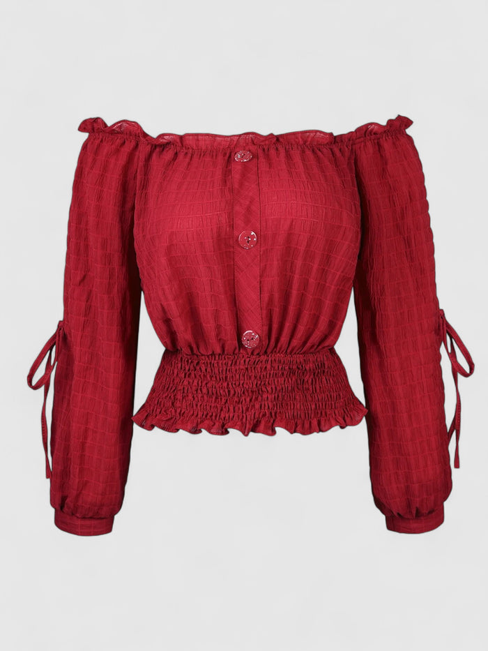Off-the-Shoulder Blouse