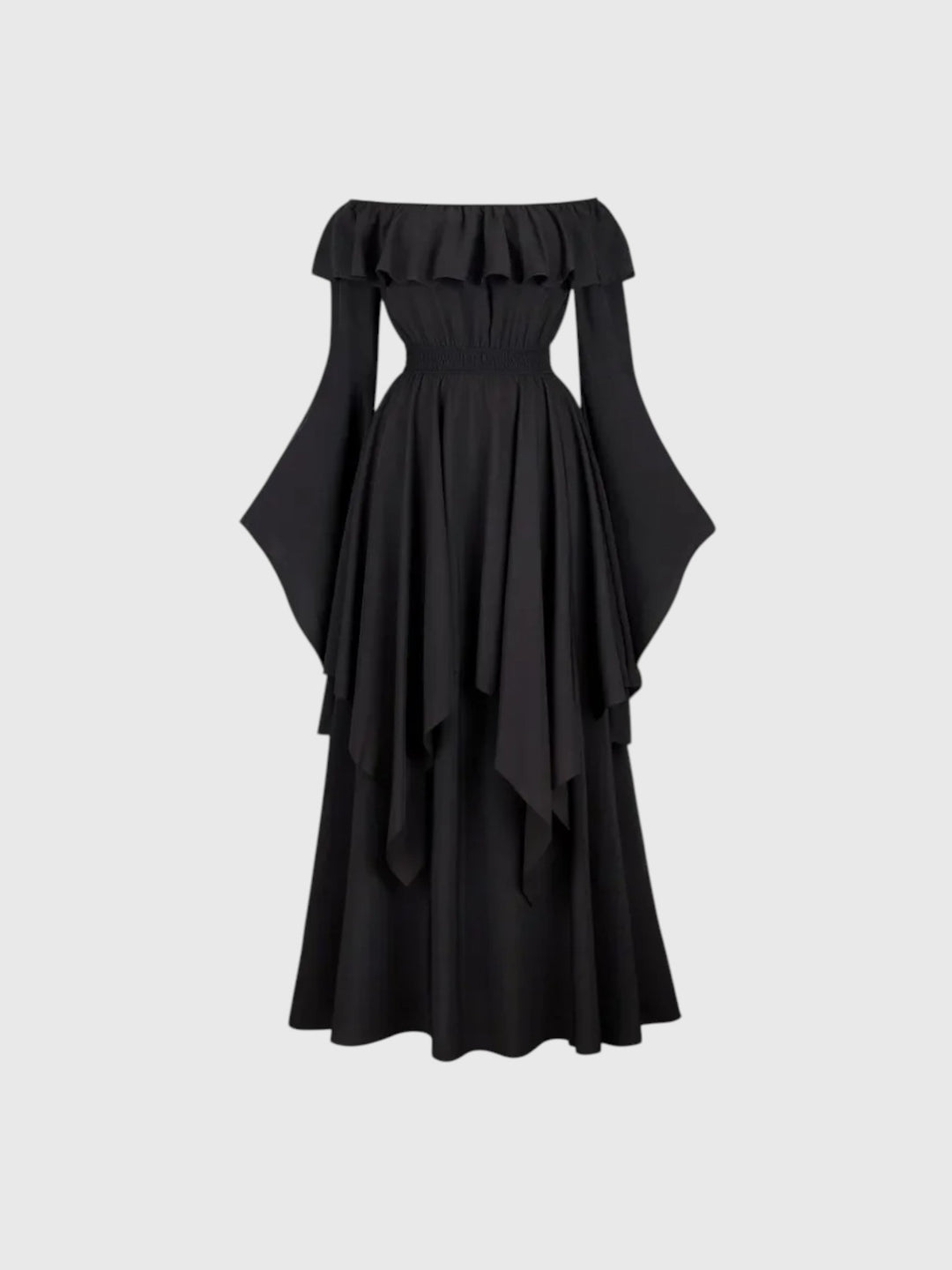 Off-Shoulder Renaissance Maxi Dress