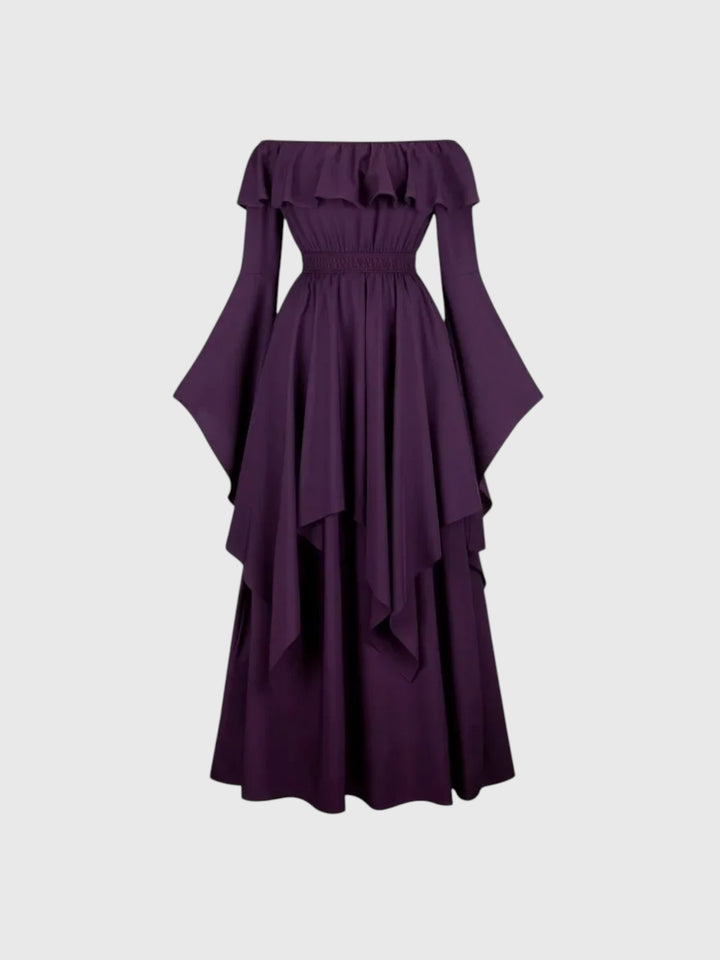 Off-Shoulder Renaissance Maxi Dress