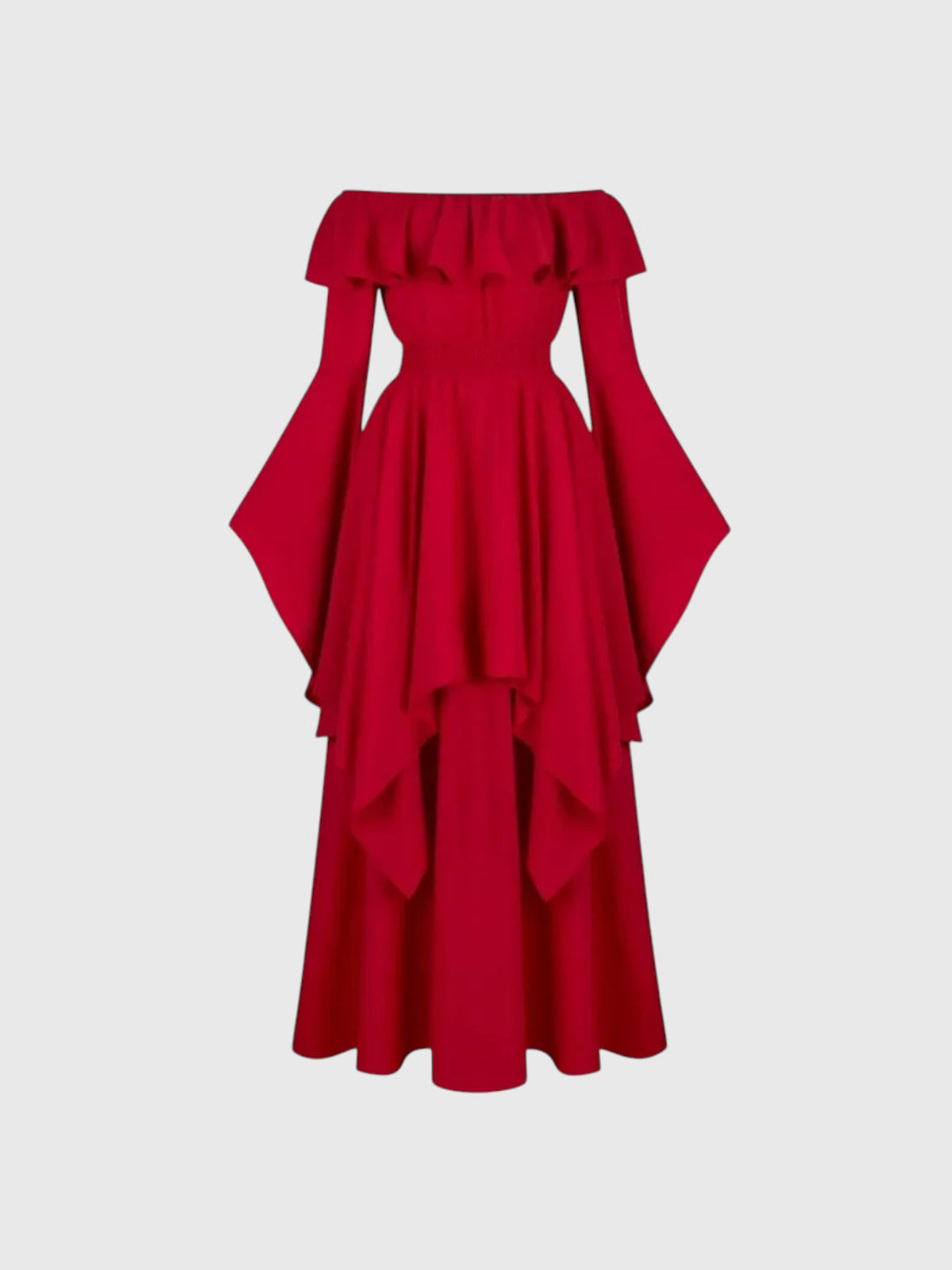 Off-Shoulder Renaissance Maxi Dress