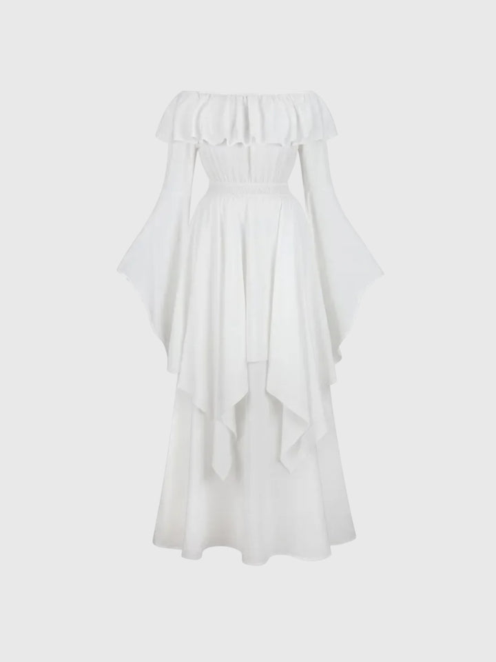 Off-Shoulder Renaissance Maxi Dress