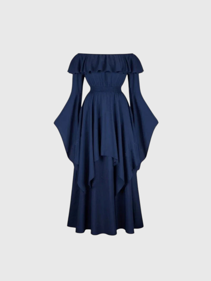 Off-Shoulder Renaissance Maxi Dress