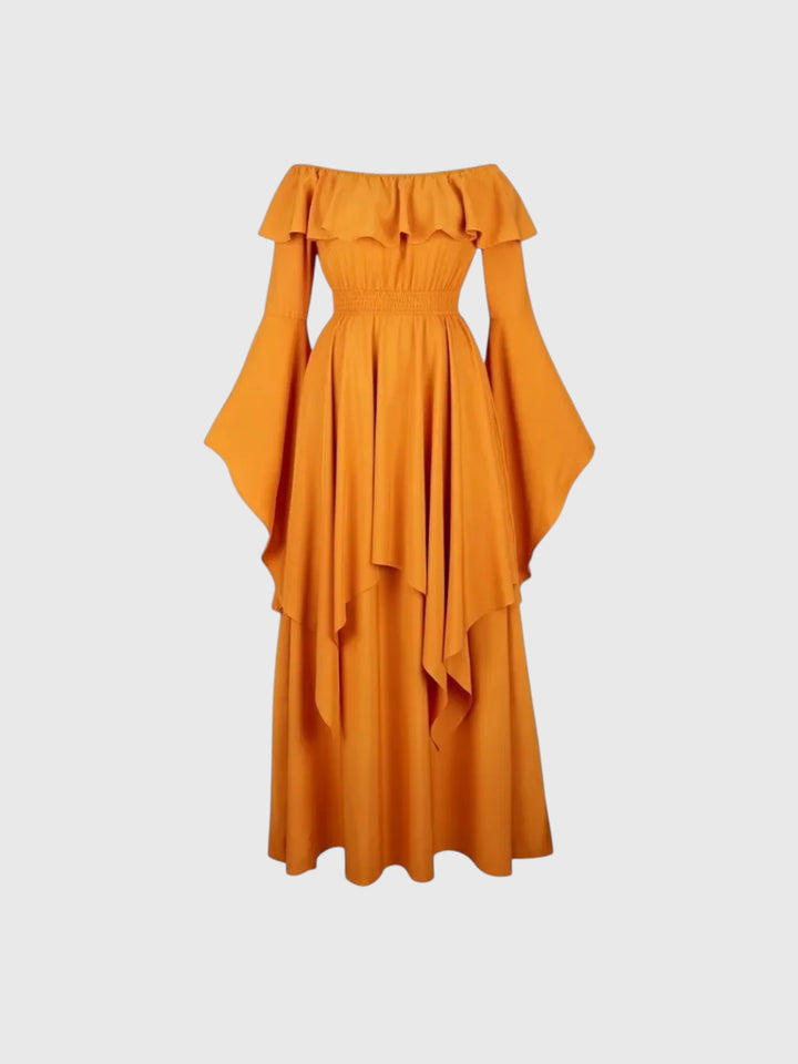 Off-Shoulder Renaissance Maxi Dress