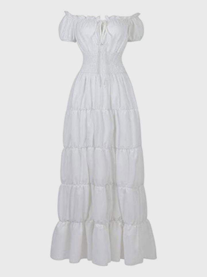 Renaissance Off-Shoulder Maxi Dress