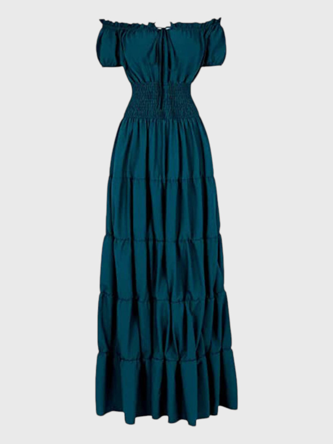 Renaissance Off-Shoulder Maxi Dress