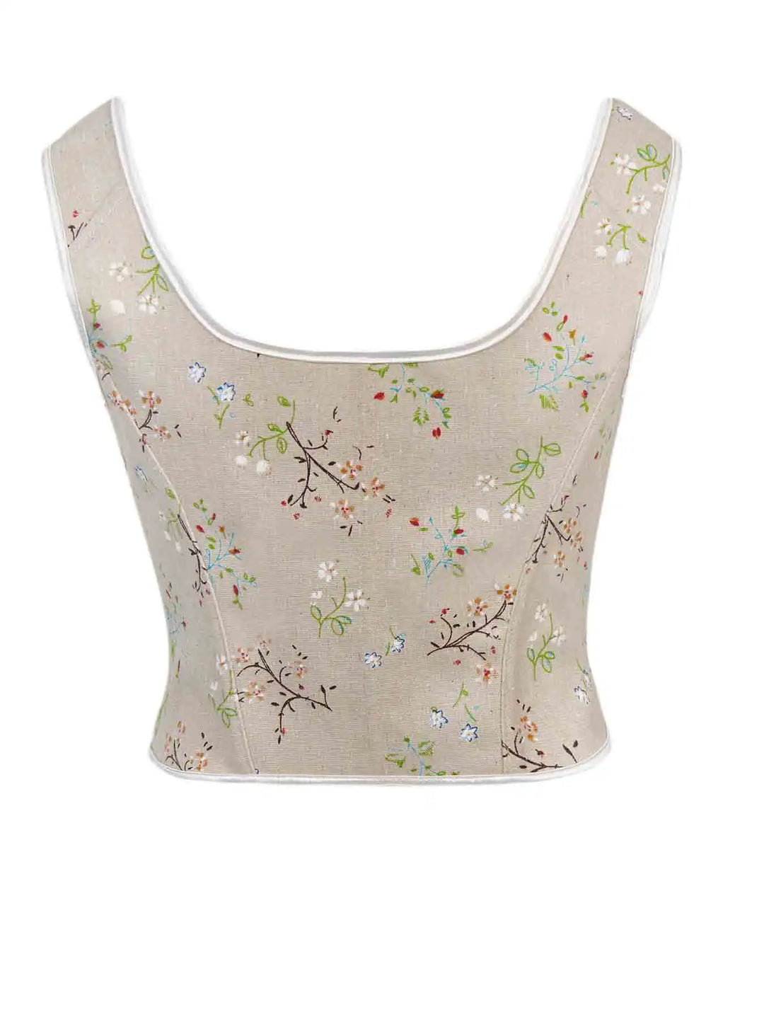 New French oil painting retro shoulder strap vest corset waist abdomen chest support palace corset