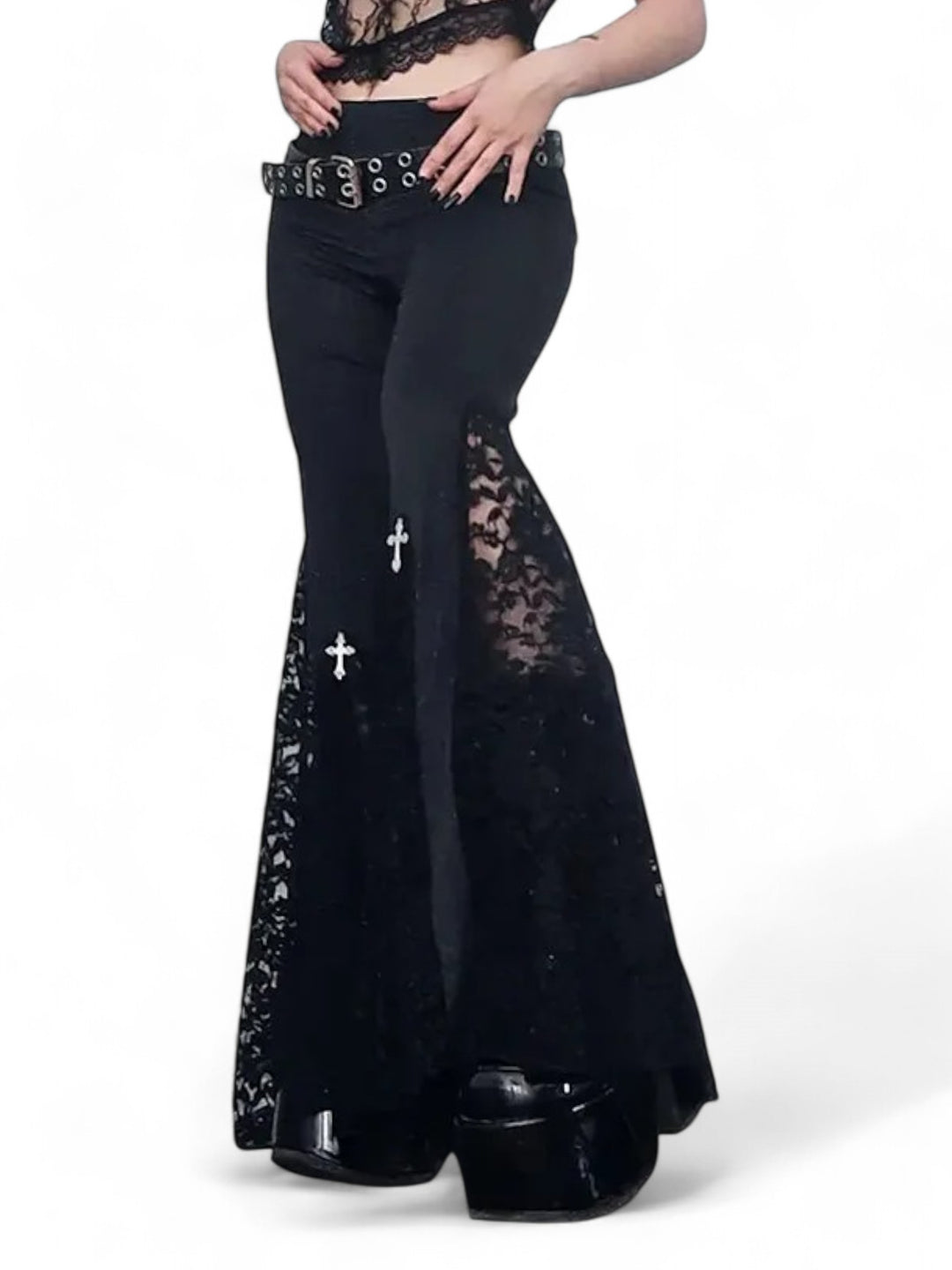 Nocturne Lace Flare Pants