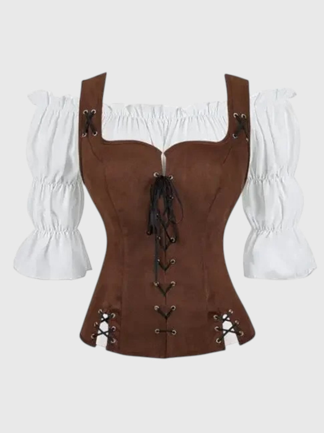 Ravenna Corset-Lace Bardot Blouse