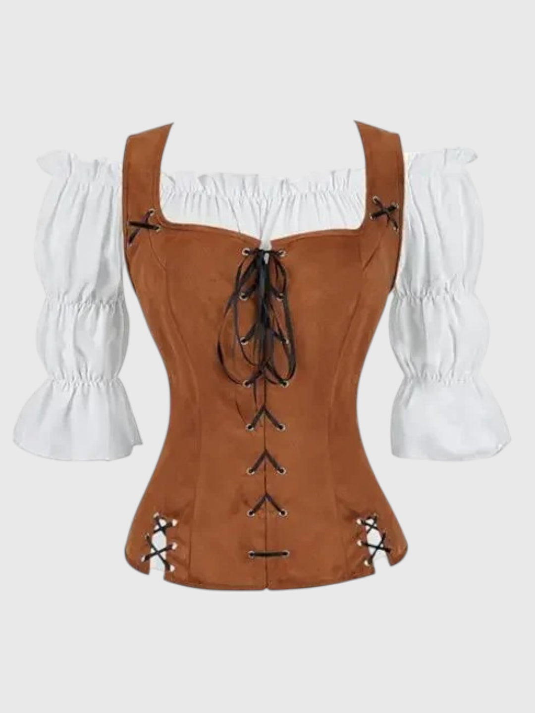 Ravenna Corset-Lace Bardot Blouse