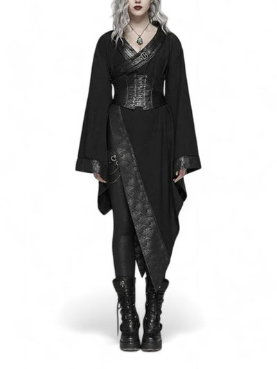 Dark Moon Asymmetrical Kimono