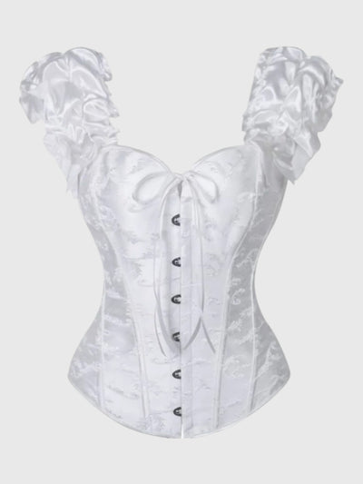 Seraphine Ruffle Brocade Corset
