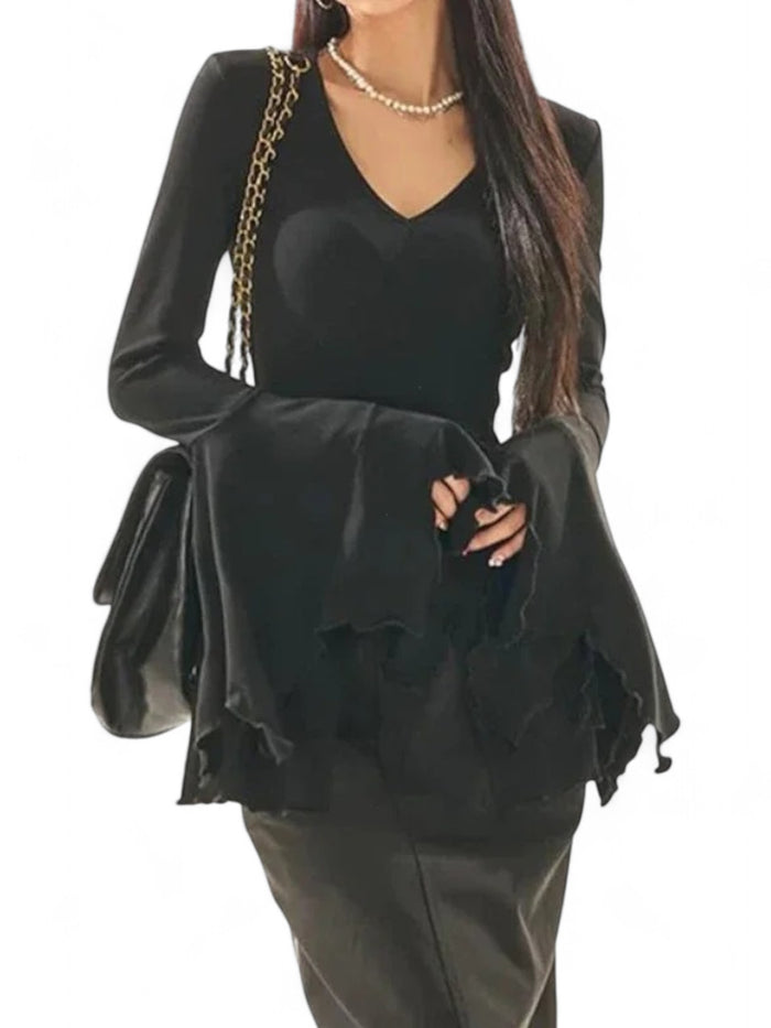 Shadow Play Peplum Top