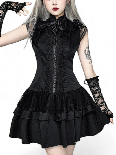 Victorian Gothic Lace Dress