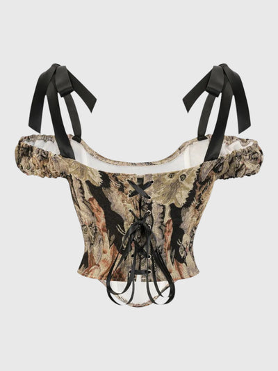 The Felinia Tapestry Overbust Corset