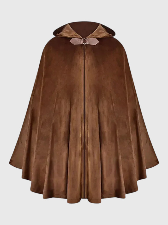 Hearthwood Velvet Travel Cloak