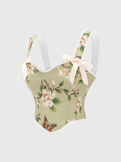 The Sylvan Meadow Overbust Corset