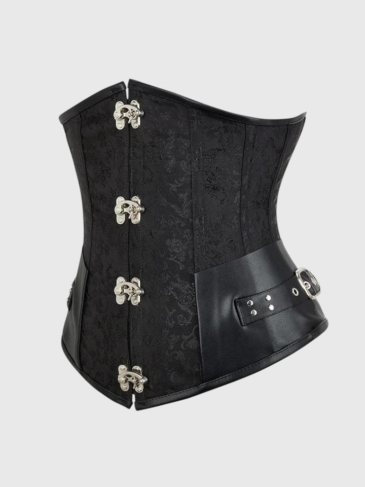 Floral Steel-Boned Corset
