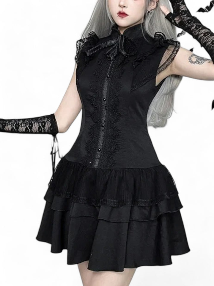 Victorian Gothic Lace Dress
