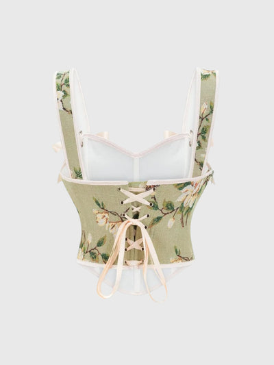 The Sylvan Meadow Overbust Corset