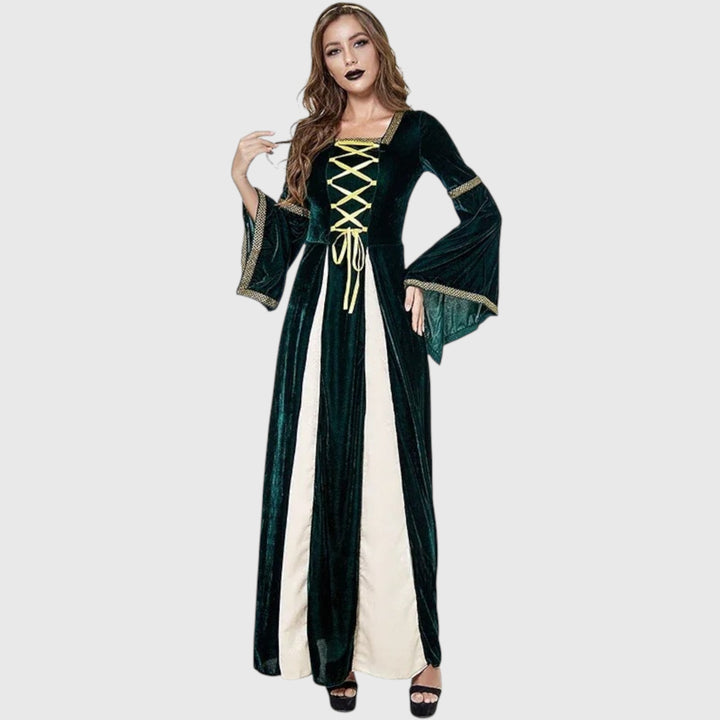 Velvet Long Sleeve Gown