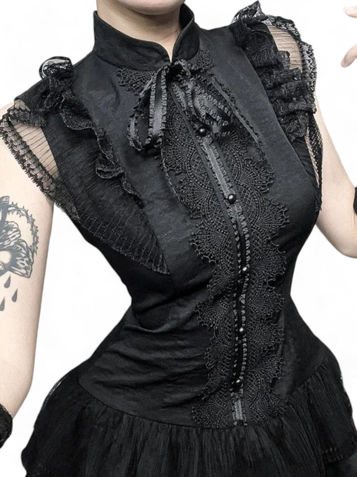 Victorian Gothic Lace Dress